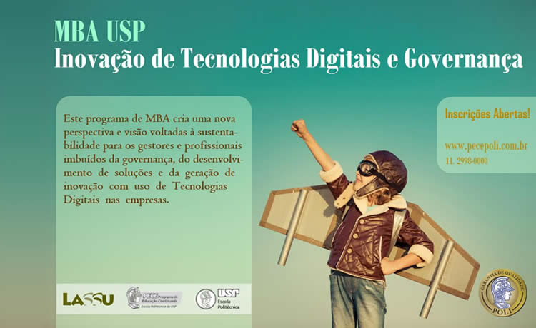 USP oferece MBA em Governança e Inovação de Tecnologias com Sustentabilidade