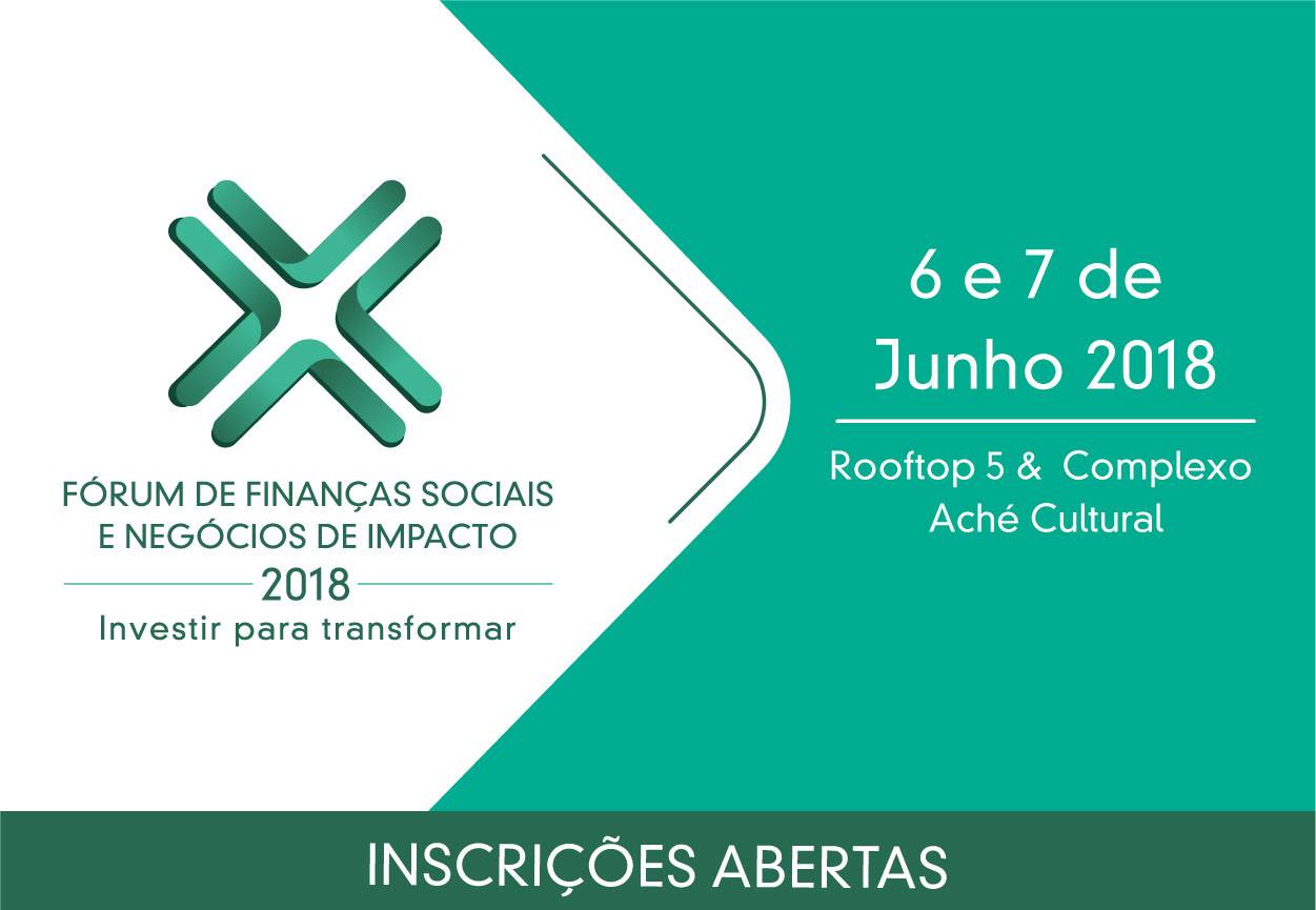 Participe com o Sense-lab do Fórum de Finanças Sociais e Negócios de Impacto 2018