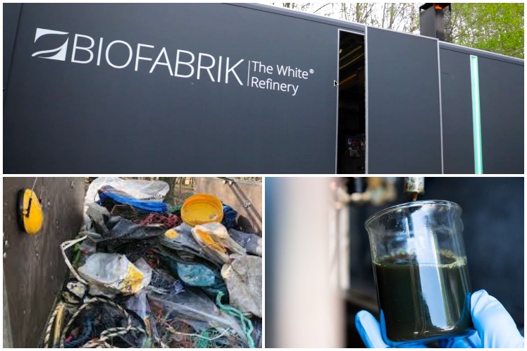 Startup transforma lixo plástico marinho em combustível
